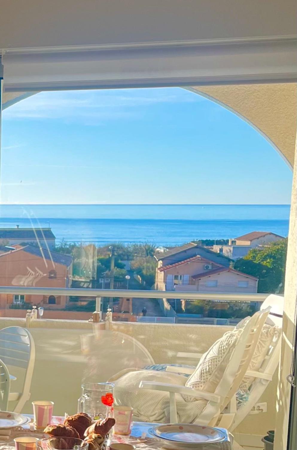 La Sirene - Loft Moderne Et Lumineux Avec Vue Panoramique Sur Mer Mediterranee Et Port De Plaisance Frontignan Exterior photo